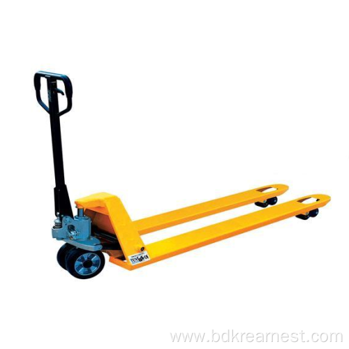 quality 2,3ton manual hydraulic pallet track forklift